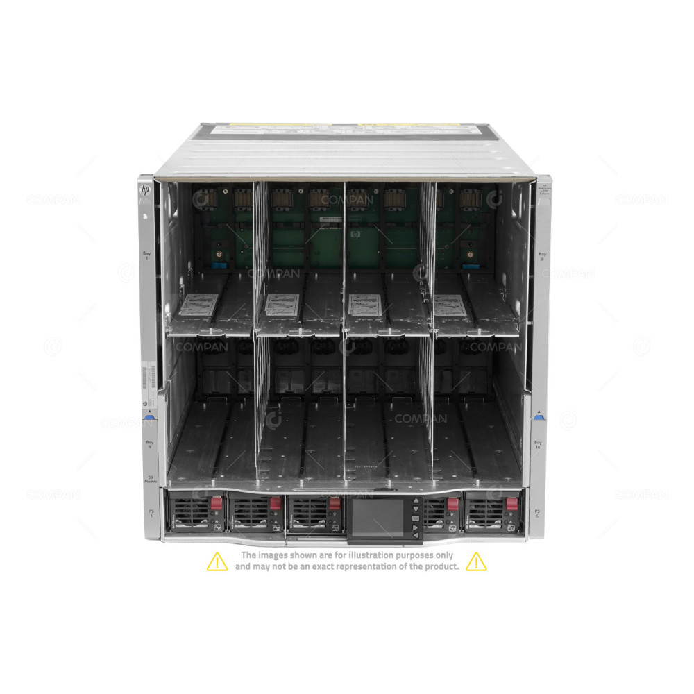 HPE C7000 16x BL460c Gen10 32x Xeon Gold 6134 512 GB RAM 32x 300GB Rails